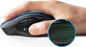 Mysz Ugreen Optyczna mysz myszka bezprzewodowa USB 2.4GHz / Bluetooth 5.0 4000 DPI czarny Optyczna mysz myszka bezprzewodowa USB 2.4GHz / Bluetooth 5.0 4000 DPI czarny 3