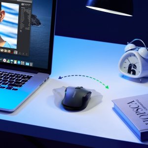 Mysz Ugreen Optyczna mysz myszka bezprzewodowa USB 2.4GHz / Bluetooth 5.0 4000 DPI czarny Optyczna mysz myszka bezprzewodowa USB 2.4GHz / Bluetooth 5.0 4000 DPI czarny 7