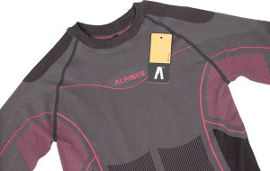 Alpinus Bielizna termoaktywna dla dziewczynek Alpinus Tactical Mora Set grafitowo-różowa SI8937 - SI8939 120-136 5