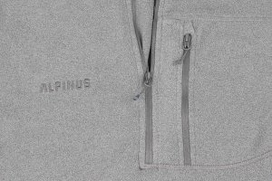Alpinus Bluza polarowa męska Alpinus Kerkis 1/3 zipper szara Tactical MK18894 XL 2