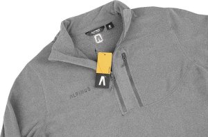 Alpinus Bluza polarowa męska Alpinus Kerkis 1/3 zipper szara Tactical MK18894 XL 4