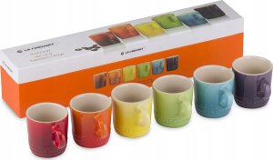 le creuset Le Creuset Signature Espresso Mugs Set of 6 100ml rainbow (79114108359030) 1