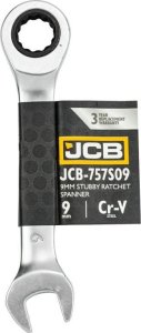 JCB JCB KLUCZ OCZKOWY Z GRZECHOTKĄ  KRÓTKI 9mm 2