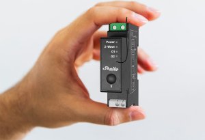 Shelly 2-kanałowy przekaźnik na szynę DIN z pomiarem energii Shelly Qubino Pro 2PM 4