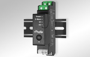 Shelly 2-kanałowy przekaźnik na szynę DIN z pomiarem energii Shelly Qubino Pro 2PM 5