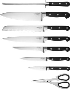 Vinzer Komplet noży w bloku 9 el. Master 50111 2