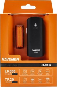 Ravemen Zestaw Lampek Ravemen LS-CT02 (LR500S+TR20), 500 lm / 20 lm 8