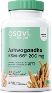 Osavi Osavi - Ashwagandha KSM-66, 200mg, 120 vkaps 1