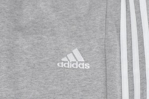 Adidas Spodnie męskie adidas Essentials Single Jersey Tapered Open Hem 3-Stripes szare IC0046 XL 4