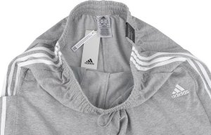Adidas Spodnie męskie adidas Essentials Single Jersey Tapered Open Hem 3-Stripes szare IC0046 XL 8