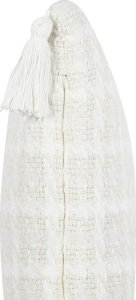 Beliani 2 poduszki dekoracyjne w kratę 30 x 60 cm beżowe DOURIS 4