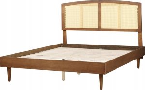 Beliani Łóżko drewniane 160 x 200 cm jasne VARZY 11