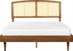 Beliani Łóżko drewniane 160 x 200 cm jasne VARZY 4