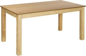 Beliani Stół do jadalni rozkładany 160/240 x 90 cm jasne drewno MADURA 4