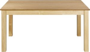 Beliani Stół do jadalni rozkładany 160/240 x 90 cm jasne drewno MADURA 5