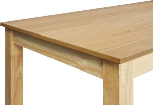 Beliani Stół do jadalni rozkładany 160/240 x 90 cm jasne drewno MADURA 7