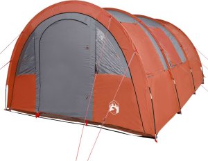 Namiot turystyczny vidaXL vidaXL Namiot turystyczny, 4-os., szaro-pomarańczowy, wodoszczelny 5