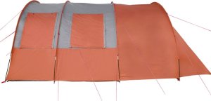 Namiot turystyczny vidaXL vidaXL Namiot turystyczny, 4-os., szaro-pomarańczowy, wodoszczelny 8