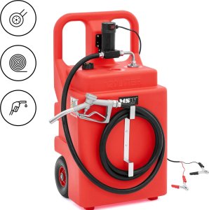 MSW Przenośny zbiornik paliwa z elektryczną pompą nalewakiem na kółkach 37 l/min 120 l Przenośny zbiornik paliwa z elektryczną pompą nalewakiem na kółkach 37 l/min 120 l 2