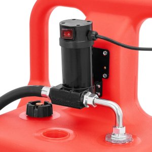 MSW Przenośny zbiornik paliwa z elektryczną pompą nalewakiem na kółkach 37 l/min 120 l Przenośny zbiornik paliwa z elektryczną pompą nalewakiem na kółkach 37 l/min 120 l 3
