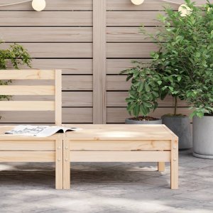 vidaXL Podnóżek ogrodowy, lite drewno sosnowe 3