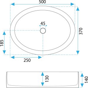 Rea Umywalka nablatowa Rea Fonda 5