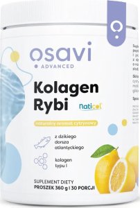 Osavi Osavi - Kolagen Rybi z Dzikiego Dorsza, Cytryna, Proszek, 360g 1