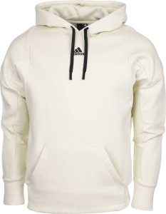 Adidas Bluza męska adidas Studio Lounge Fleece Hoodie beżowa HB0483 2XL 1