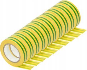 Energizer ORNO SET OF 10 INSULATING TAPES 19MM YELLOW/GREEN 4