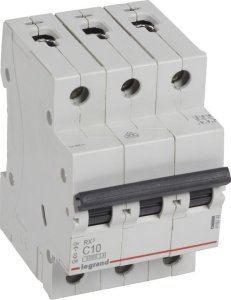 Legrand Automatic circuit breaker LEGRAND 419233 3P, 10 A, 6 kA C 1