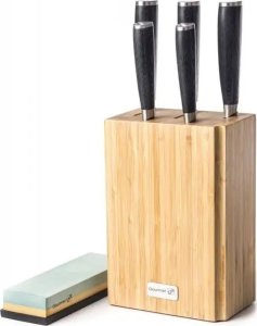 Sourcing Knife set G21 Damascus Premium 6002299 5 pcs. + sharpener 1