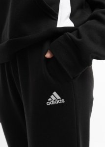 Adidas Spodnie damskie adidas Essentials Linear French Terry Cuffed czarne IC6868 XL 3