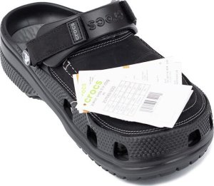 Crocs Chodaki sandały klapki męskie Crocs Yukon Vista II LR Clog czarne 207689 0DD 45-46 7