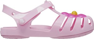 Crocs Sandały dla dzieci Crocs Isabela Charm Sandals różowe 208445 6S0 23-24 1