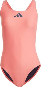 Adidas Kostium kąpielowy damski adidas 3 Bar Logo Swimsuit różowy IQ3985 40 4