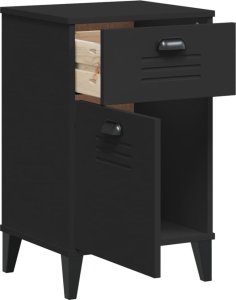 vidaXL Szafka nocna VIKEN, czarna, materiał drewnopochodny 5
