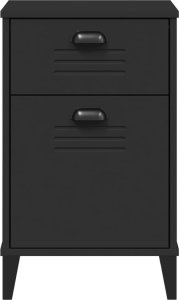 vidaXL Szafka nocna VIKEN, czarna, materiał drewnopochodny 6