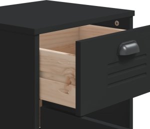 vidaXL Szafka nocna VIKEN, czarna, materiał drewnopochodny 9