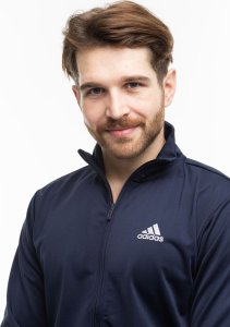 Adidas Dres męski adidas Linear Logo Tricot Track Suit granatowy HZ2219 M 5