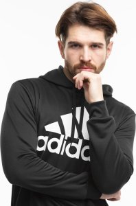 Adidas Dres męski adidas Terry Hooded Tracksuit czarny IP1610 M 3