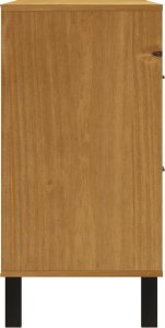 vidaXL Komoda FLAM, 110x40x80 cm, lite drewno sosnowe 6