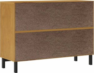 vidaXL Komoda FLAM, 110x40x80 cm, lite drewno sosnowe 7