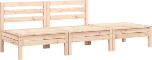 vidaXL Ogrodowa sofa 3-osobowa, lite drewno sosnowe 2