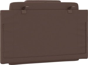 vidaXL Poduszka na wezgłowie, brązowa, 80 cm, sztuczna skóra 7