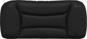 vidaXL Poduszka na wezgłowie, czarna, 80 cm, sztuczna skóra 5