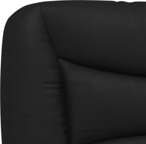 vidaXL Poduszka na wezgłowie, czarna, 90 cm, sztuczna skóra 8