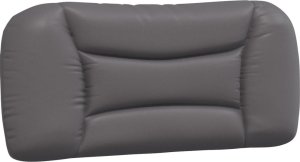 vidaXL Poduszka na wezgłowie, szara, 90 cm, sztuczna skóra 2