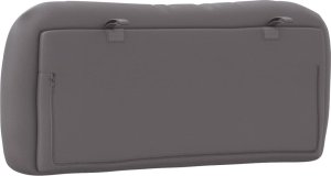 vidaXL Poduszka na wezgłowie, szara, 90 cm, sztuczna skóra 7