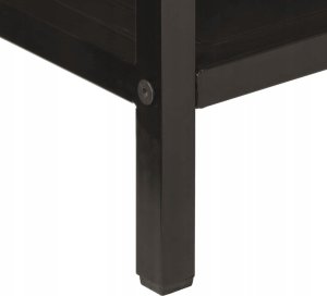 vidaXL Stolik konsolowy, 100x35x76 cm, lite drewno mango i żelazo 6