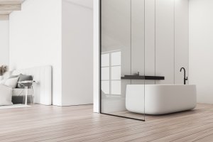 Rea Półka łazienkowa prysznicowa SF02 60cm czarny mat 6